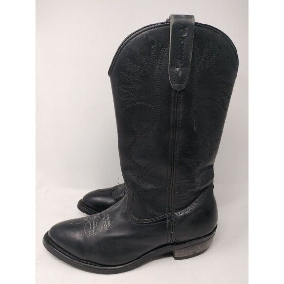 Knapp Neolite Vibram Soles 7.5 EE Cowboy Boots Black Made in‎ USA main image 13